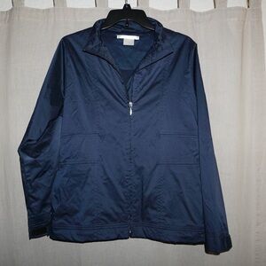 Nike Golf Navy Blue Zip-Up Windbreaker